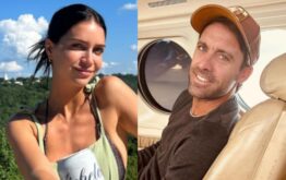 Zaira y Pieres, de vacaciones familiares en Iguazíu.