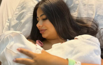 Las primeras fotos de las gemelas de Daniela Celis y Thiago Medina