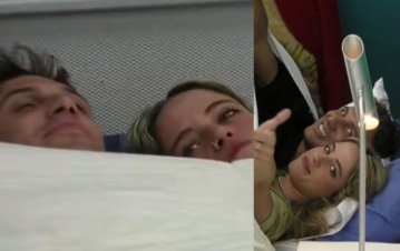 Denisse y Bautista se mataron bajo las sábanas de Gran Hermano: cómo fue el primer beso