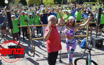 Iliana Calabró homenajeó a su papá con una bicicleteada en Mar del Plata, a 10 años de su muerte