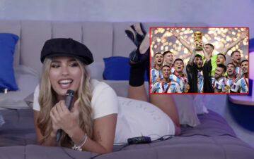 El explosivo romance de Juli Poggio con un jugador de la Selección Argentina: “Se fueron juntos de una fiesta privada”