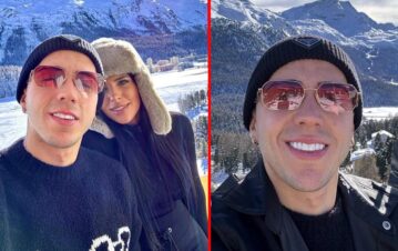 Las lujosas vacaciones de Enzo Fernández y su novia disfrutado de la nieve en Suiza: las fotos