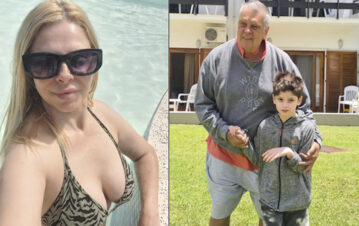 Luis Ventura aprovechó las vacaciones para blanquear su relación con Fabiana Liuzzi: "Días de playa y paz a todo..."