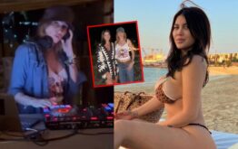 Vero Lozano bailó el tema de Wanda Nara.