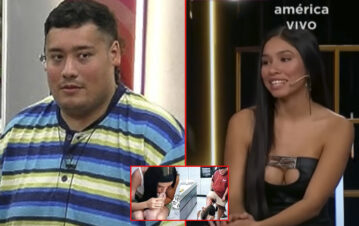 El ataque de celos de la novia de Manzana tras ver el acercamiento con Rosina en Gran Hermano: "Me asusté cuando…"
