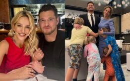 luisana lopilato y buble mostraron a sus hijos.