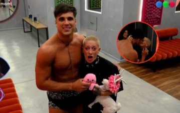 ¡Sex symbol! Mauro D’Alessio repartió besos a todas las chicas de Gran Hermano