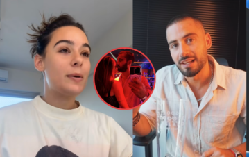 Las fotos más románticas de las vacaciones de Nico Occhiato y Flor Jazmín en Punta Cana
