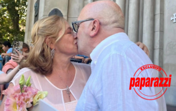 ¡Exclusivo! El álbum de fotos del casamiento de Anabella, la hermana de Andrea del Boca, tras 40 años de relación