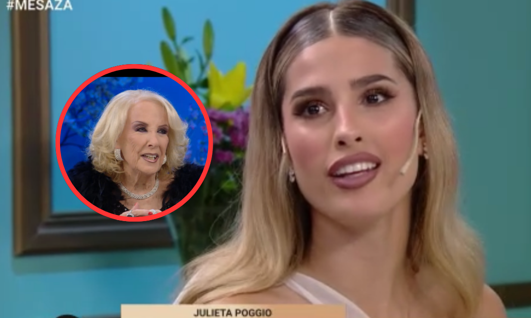 ¿Nerviosa? El Inesperado Método De Juli Poggio Para Cenar Con Mirtha ...