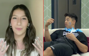 La horrenda situación que vivió la novia del Chino en la tribuna de Gran Hermano