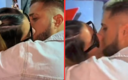 El súper video caliente de Cata a los besos con un ex compañero de Gran Hermano