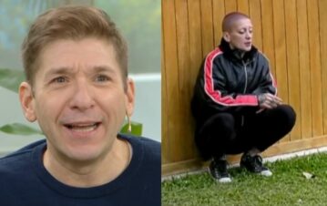 La reacción de Gastón Trezeguet al ver a Furia revoleando el regalo que le llevó a Gran Hermano