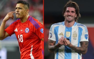 La esposa de un futbolista chileno insultó a Rodrigo de Paul y armó un escándalo: "Mala leche y…"