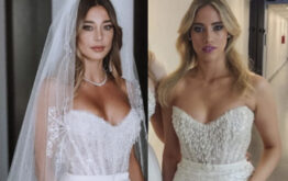 Denisse usó el vestido de Sol Pérez en su casamiento con Bautista Mascia y dicen que eso puede traer mala suerte