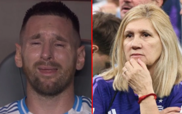 Qué hizo Celia, la mamá de Messi, luego de ver a su hijo llorar en la final de la Copa América