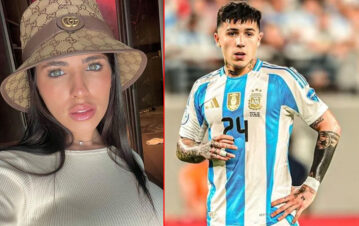 Qué hizo la novia de Enzo Fernández tras los fuertes rumores de infidelidad en plena Copa América