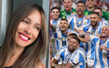 Quién es el futbolista de Argentina que estuvo con Pampita luego de ganar la Copa América