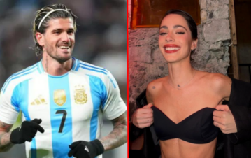 Quién contó que Tini Stoessel y Rodrigo de Paul se fueron juntos de la boda de Oriana Sabatini
