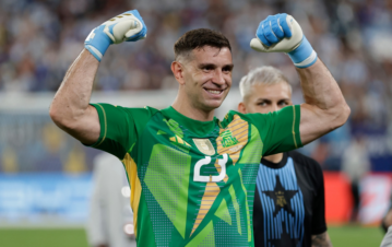 El look patrio del Dibu Martínez para llevar a la Argentina a la final de la Copa América