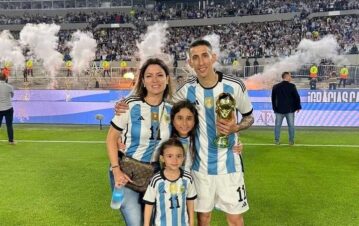 La emotiva carta de la mujer de Ángel Di María al llegar a la final de la Copa América
