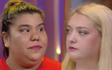 Camila Deniz estalló de bronca con una compañera de Cuestión de peso por la traición amorosa con su ex novio