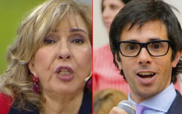 Georgina Barbarossa retó en vivo a Robertito Funes Ugarte por sus comentarios escatológicos: "Portate bien..."