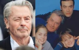 los hijos de alain delon.