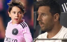 messi retó a su hijo mateo.