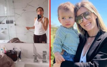Video: Mica Viciconte mostró su truco casero para blanquear la ropa de su hijo