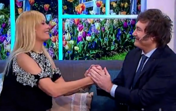 ¡Romance confirmado! Yuyito González contó cómo y cuándo fue su primer beso con Javier Milei