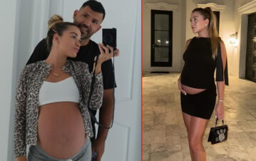Nació la hija del Kun Agüero: la primera foto de la bebé del famoso y Sofía Calzetti