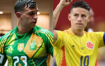 Dibu Martínez respondió súper picante a la chicana de James Rodríguez : "Seguimos…"