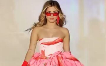 Julieta Poggio debutó como modelo internacional en Nueva York: por qué su vestido causó furor y marcó tendencia