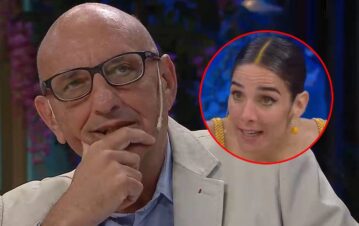 El fuerte reclamo del Puma Goity a Juana Viale en su programa por la comida