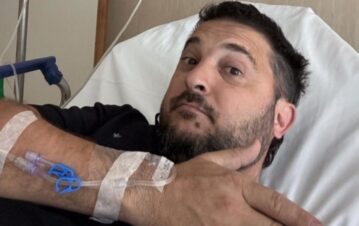 Qué le pasa a Diego Brancatelli: nuevamente internado, con suero y dolores de todo tipo