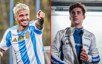 El emotivo gesto de Rodrigo de Paul a Franco Colapinto en la previa a su carrera en Qatar