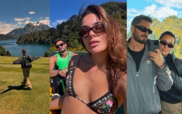 ¡Un sueño! Las fotos íntimas de la mini luna de miel de Nico Occhiato y Flor Jazmín Peña en la Patagonia