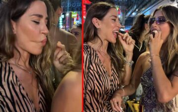 Jimena Barón comió gusanos en Tailandia y reveló a qué saben