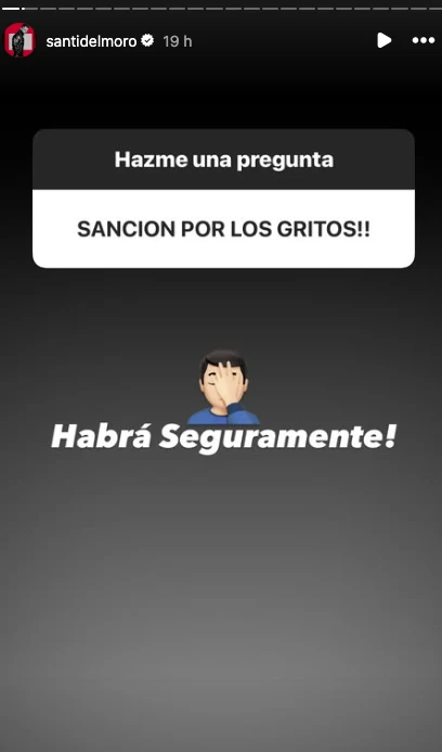 Santiago del Moro confirmó sanción en GH