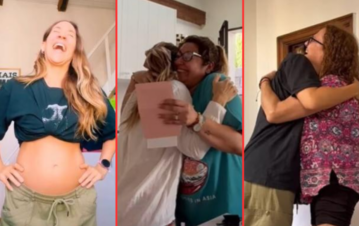 El video privado de Jimena Barón anunciándoles su embarazo a su familia