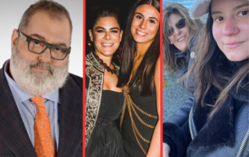 La foto que se viralizó de Jorge Lanata junto a sus hijas y ex parejas durante su internación