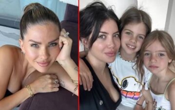 El provocador paseo de la China Suárez por el shopping de Nordelta con las hijas de Wanda Nara