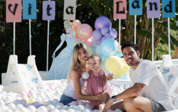 Las fotos del increíble cumpleaños de Vita, la hija de Cande Ruggeri, con temática de princesas