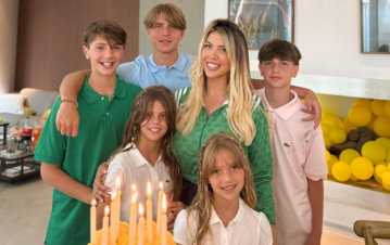 ¿Fue la China? Las fotos del cumpleaños de Francesca, la hija de Wanda Nara, en medio de la guerra con Icardi