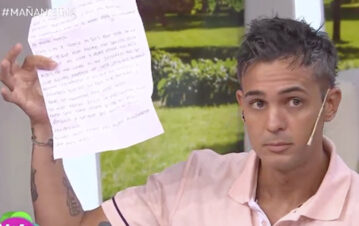 ¡Insólito! Facundo Ventura mostró una carta de More Rial distinta a la que leyó su papá Luis: "Esta es la verdadera"