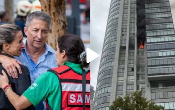 Estremecedor relato de Adrián Ventura por el incendio que destruyó su departamento en Puerto Madero
