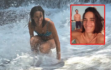 Sin filtros: la foto de Juana Viale en el medio del mar que se llenó de likes