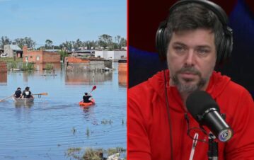 Al borde de las lágrimas, José Bianco contó todo lo que padeció su familia en el temporal en Bahía Blanca