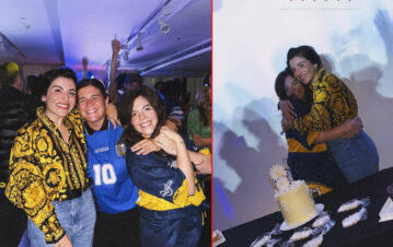 Dalma Maradona celebró su cumpleaños con una fiesta de disfraces de Maradona y Claudia